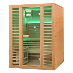 Sauna sucha z piecem MO-TS3B XL 3-osobowa 150x150x200cm 6,0kW